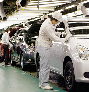 trabajador en japon