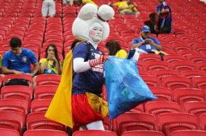 japones limpiando